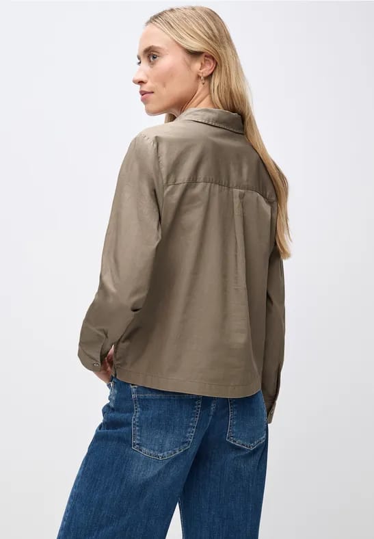 Twill overhemd blouse