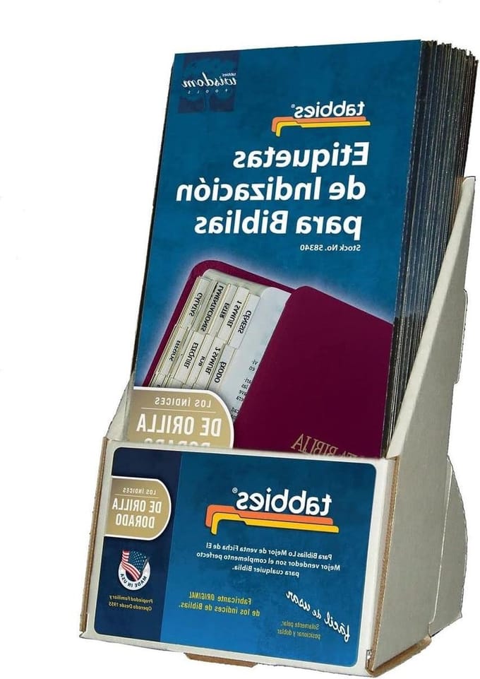 Bijbel Index Tabs - Bijbel Tabs Spaans - Bijbel Organiseren - Gouden Rand - 90 Tabs - Goud