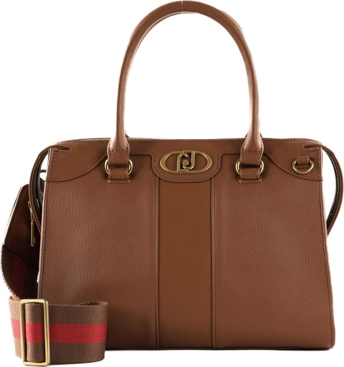 LIU JO Handtas Schoudertas Anaba Boston Bag Deer Bruine