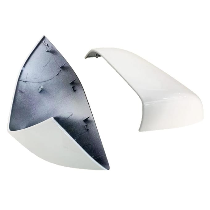 Couvercle de rétroviseur latéral blanc perle, paire de capuchons de crâne pour Tesla modèle 3 white