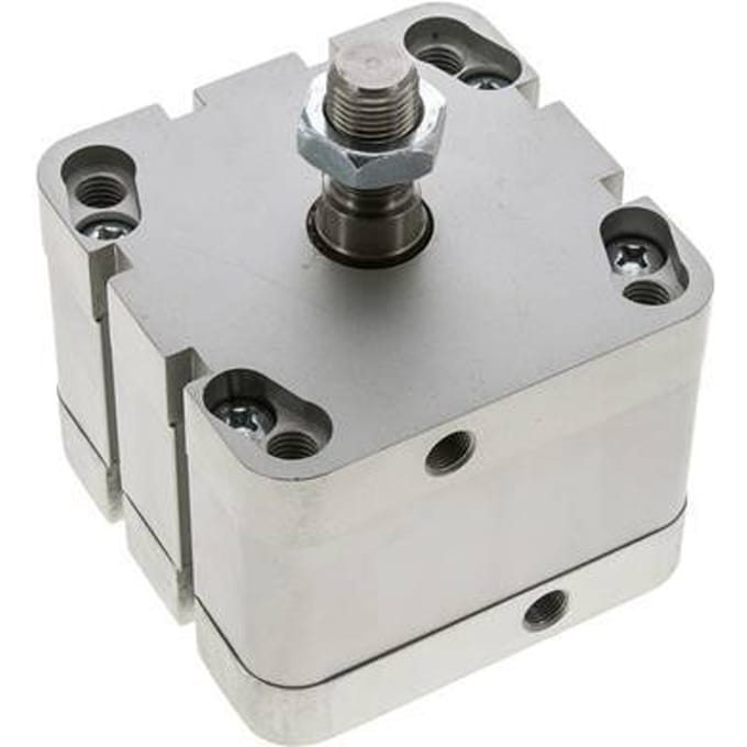 ISO 21287 Compacte Dubbelwerkende Cilinder 80-20mm - Magnetisch - Mannelijke Stang