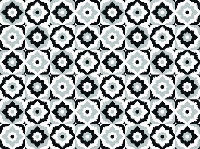Vinyl | Vloerkleed vinyl | Oopsie Daisy | 95x145 cm