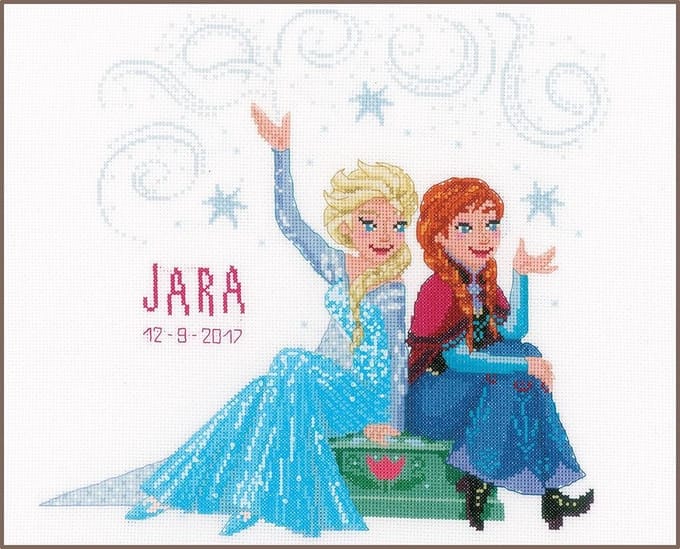 Telpakket kit Disney Sisters forever - Vervaco - PN-0165884