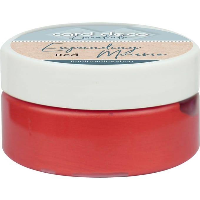 Stencilcrème "Expanding Mousse" - Red