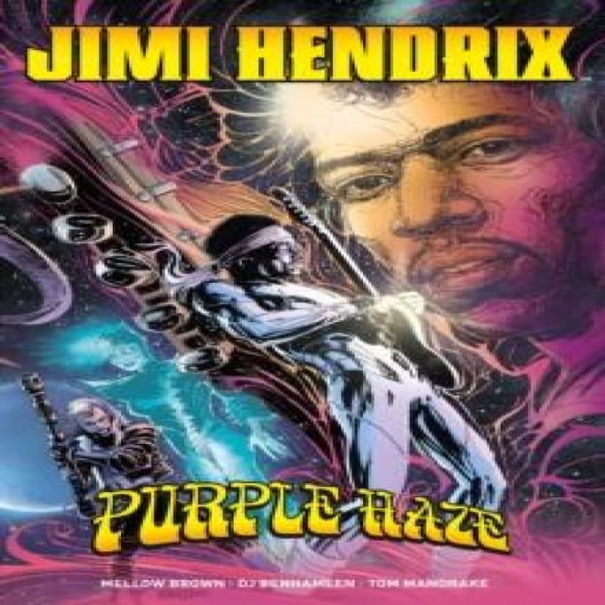 Jimi Hendrix Purple Haze door Tom Mandrake Hardback Boek 9781787731899