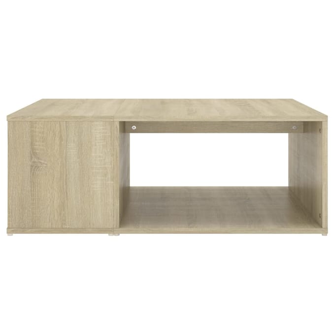 vidaXL - Salontafel - 90x67x33 - cm - bewerkt - hout - sonoma - eikenkleurig