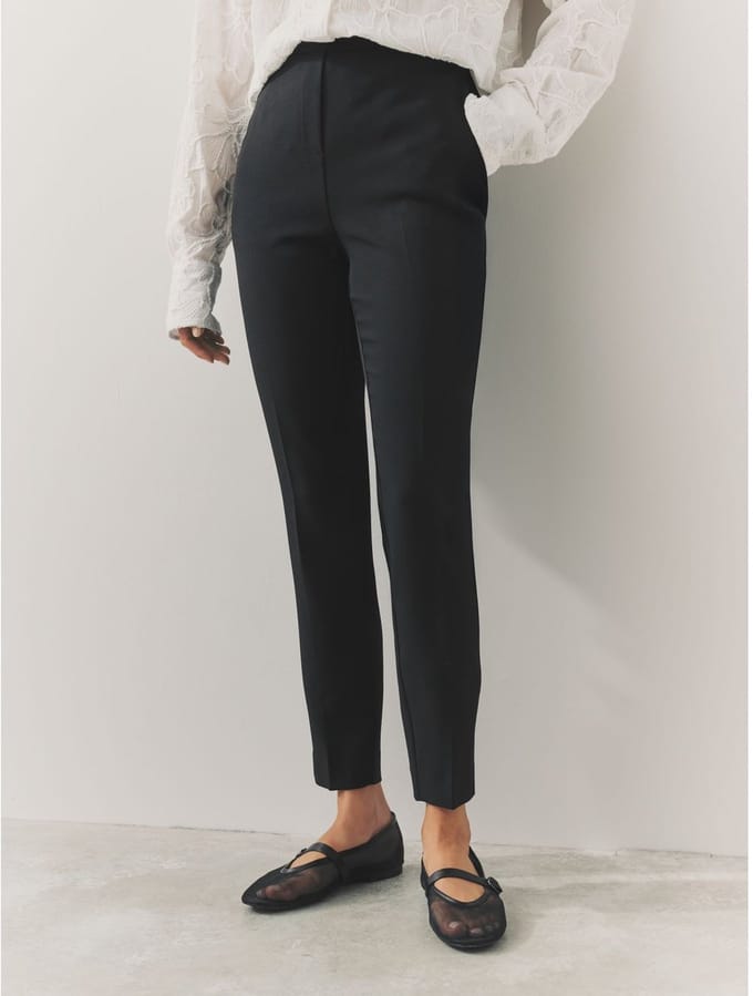 Next - Dames - Op maat gesneden skinny broek - Zwart
