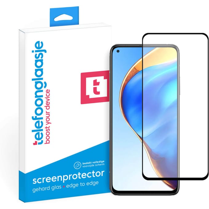 Xiaomi Mi 10T Pro screenprotector gehard glas Edge to Edge
