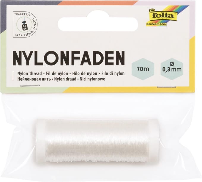 Folia nylondraad op spoel | 0 | 3 mm x 70 m