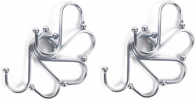 Benson S-haken / ophanghaken - 10-delig - van metaal - 70 mm
