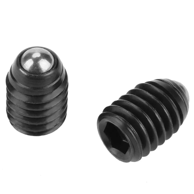 10 stuks M6 Schroefdraad Zeskant Dop Koolstofstaal Balveer Drukpennen Set (M6*10)