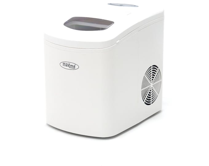 Maxima Ijsblokjesmachine 10-12 Kg/Dag - Holle Ijsblokjes - Luchtgekoeld - Wit
