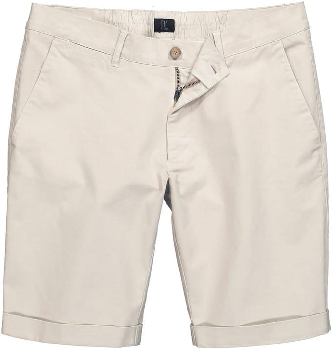 JP 1880 - Heren - Chino-bermuda Buik-Fit Regular Fit - Cement - Maat 54