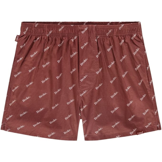 Pockies heren wijde boxershort broke rood