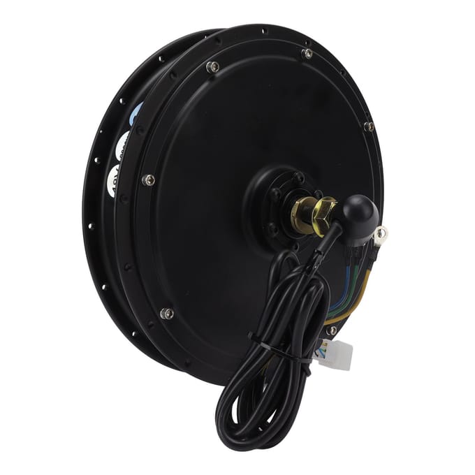 Elektrische Fiets Voorwiel Spaakwiel Naafmotor 48V 2000W DC Elektrische Fiets Voorwiel Naafmotor black