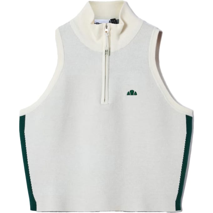 Ellesse Dames/Dames Surista Quarter Zip Top (Gebroken wit)