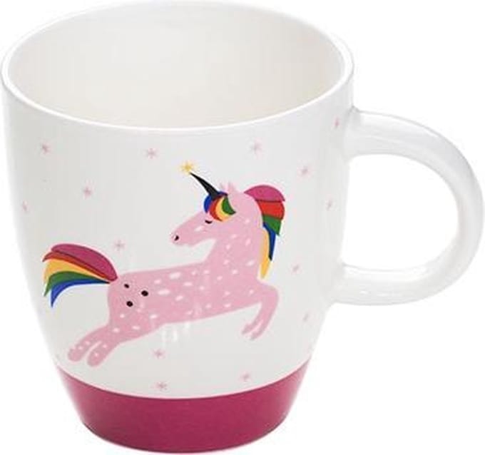 Cosy & Trendy Unicorn Beker 24cl D7,7xh8,5cm
