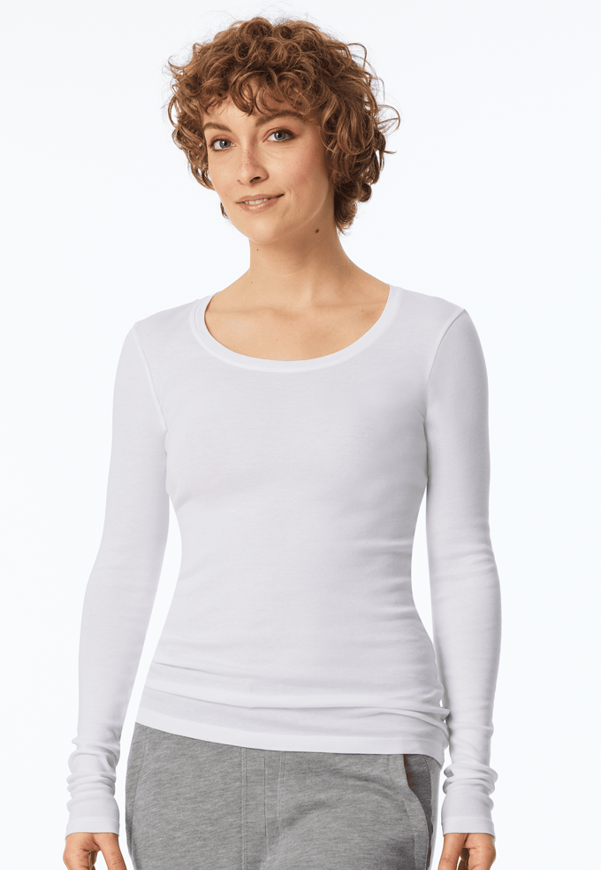 Wit shirt met lange mouwen - Revival Berta 34