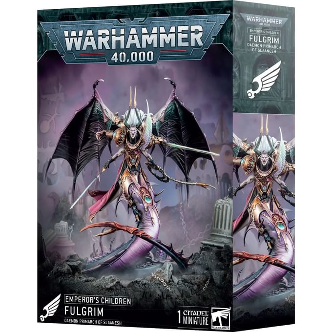 Beeldje Games Workshop Warhammer 40k - SMC Emperor's Children Fulgrim, Primarque Demon de Slaanesh