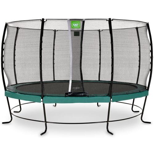 EXIT Lotus Classic Trampoline ø427cm - Op Poten - Rond - Trampoline Buiten - Voor Kinderen - Groen
