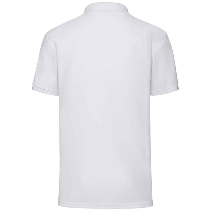 Fruit of the Loom Heren 65/35 Poloshirt (Wit)