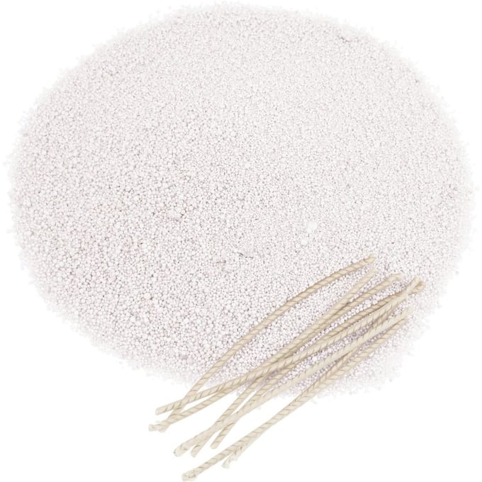 Kaarsenzand, 175 g - 8 lonten, Pastel-Wit