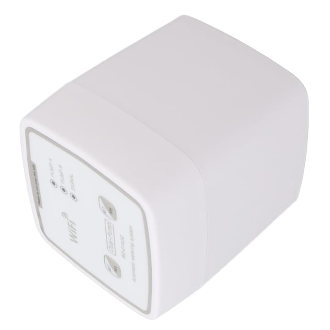 WiFi Druppelirrigatiekit Afstandsbediening Dubbele Pomp Automatisch Bewateringssysteem voor 20 Potplanten white