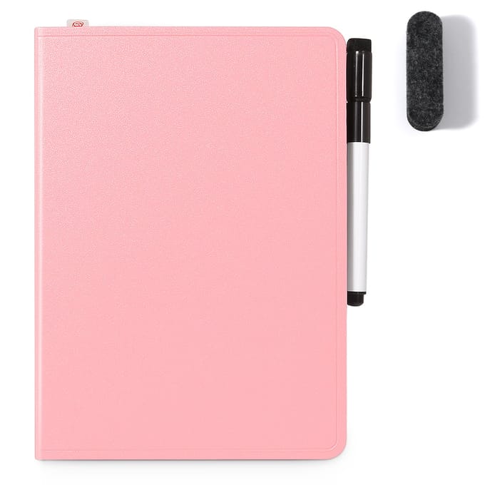 AGM Uitwisbaar notitieboek - Whiteboard notitieblok - A5 - Roze