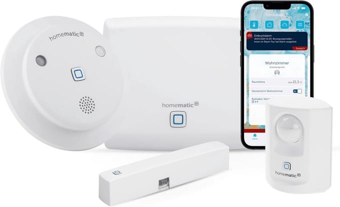 Starterset Draadloos Alarmsysteem met Binnensirene - Slimme Beveiliging met Pushmeldingen