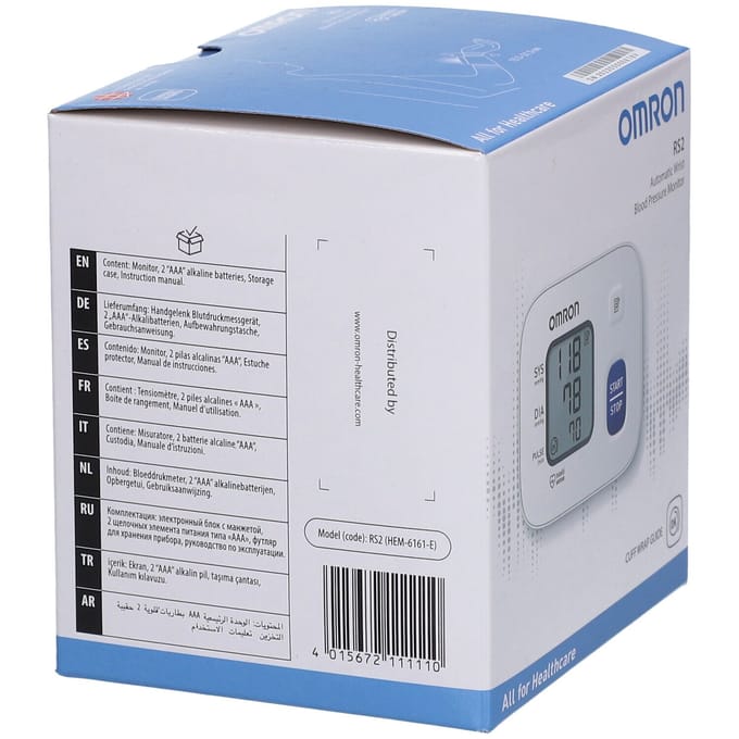 Omron RS2 Polsbloeddrukmeter 1 Apparaat
