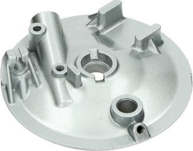 remankerplaat voorwiel Puch ms/mv zilver