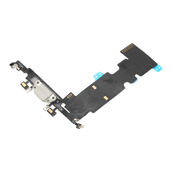 Câble Flex de Charge USB Connecteur de Port de Charge de Téléphone Câble Flex de Remplacement pour IPhone 8 PlusBlanc blanc