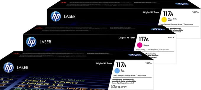 HP 117A Tonercartridge - Rainbowkit