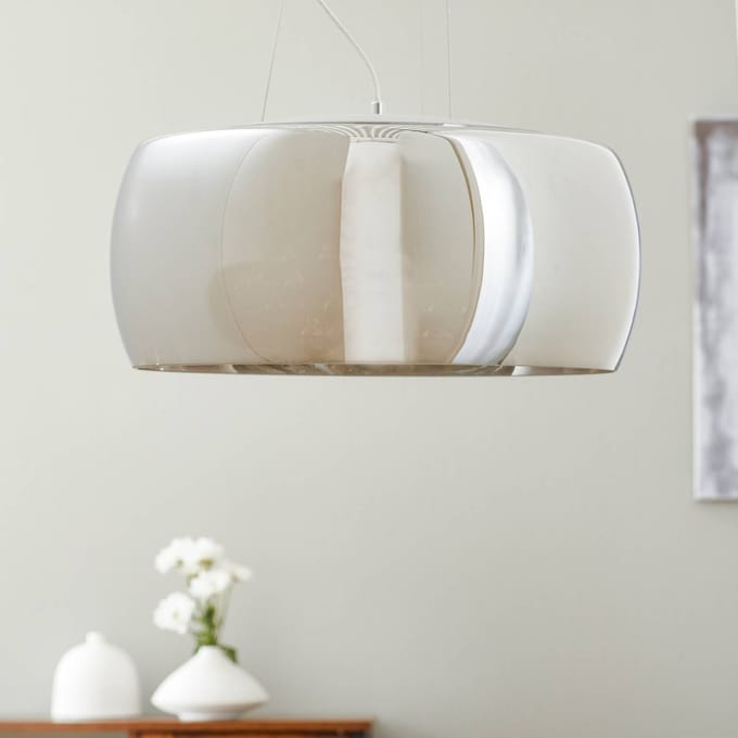 Schuller Valencia Argos LED hanglamp met kristallen druppels Ø 50 cm