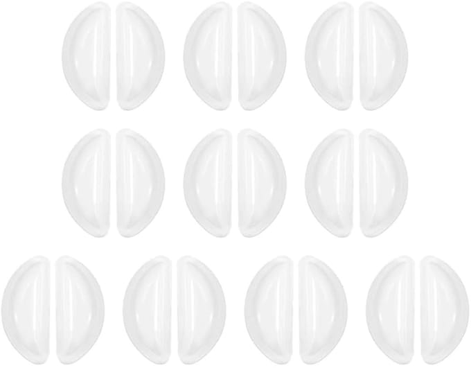 Dailygoods - 10 Paar Zachte Siliconen Neuspads voor Brillen