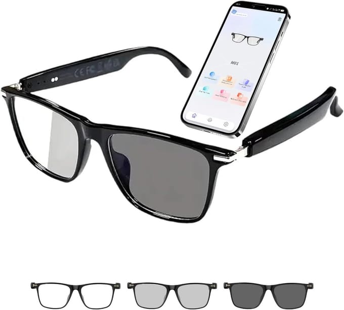 Smart Glasses - Slimme Bril met Camera - Bluetooth - Luisterfunctie