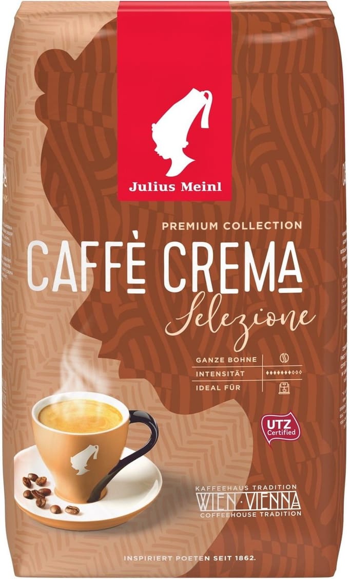 Julius Meinl Premium Caffè Crema UTZ - Bonen 6 x 1 kg