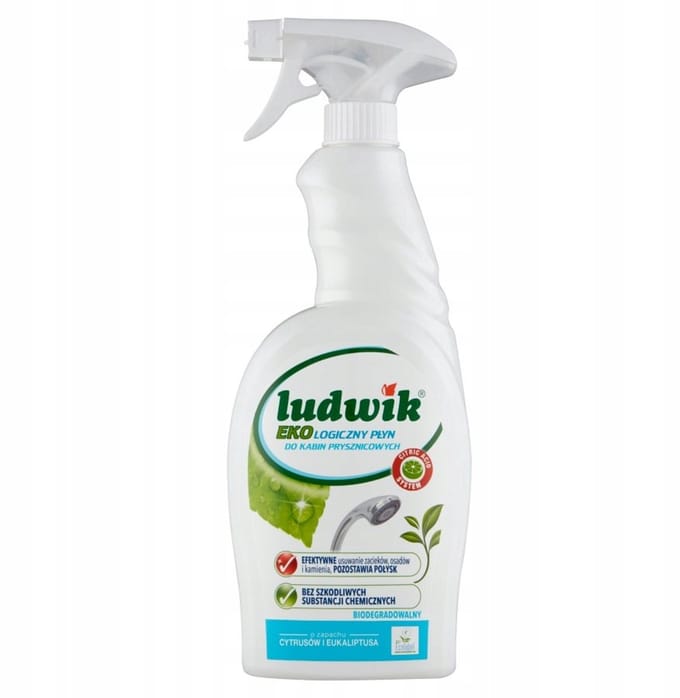Ludwik Eko - Douchecabine Reiniger - 750 ml - Citrus en Eucalyptus