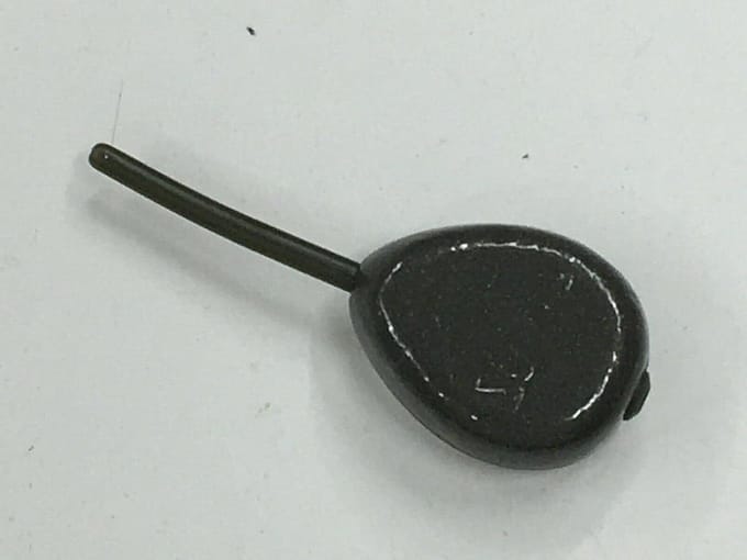 Platte Peer Loodjes - Inline Visserij Lood - Karper Vissen - Inline Ontwerp - 85 g - Zwart