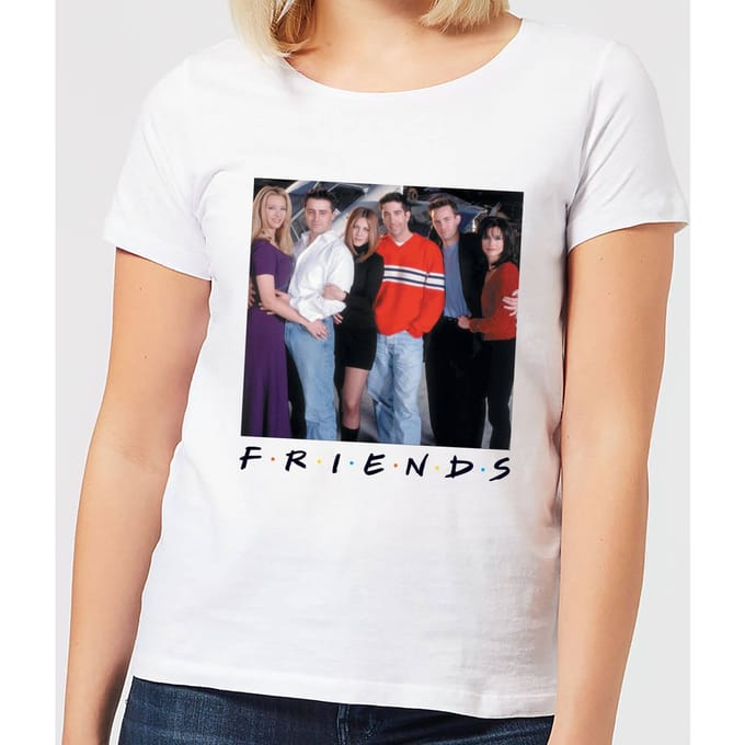Friends Cast Pose dames t-shirt - Wit - XS
