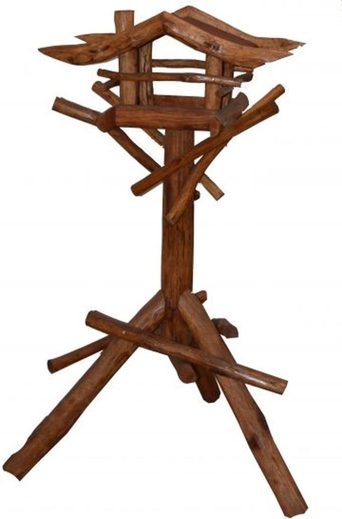 Robuust voederhuis eiken groot 100x150cm