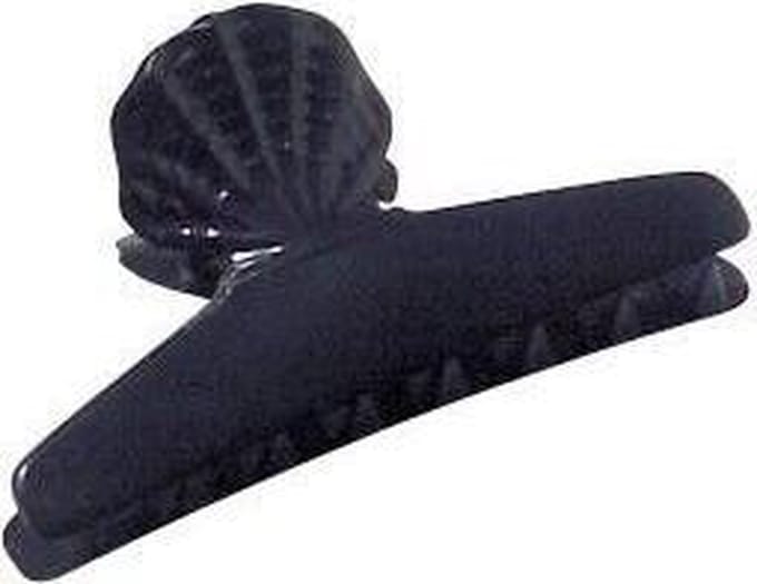 Comair Afdeelklemmen plastic zwart groot (schelp) Zwart 12st