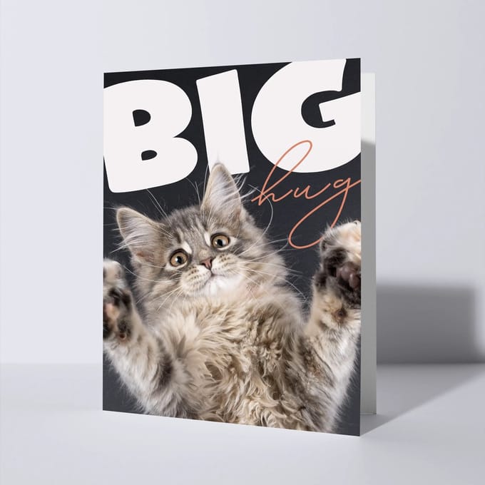 CAT'CHY Cards - wenskaart - denken aan - kat