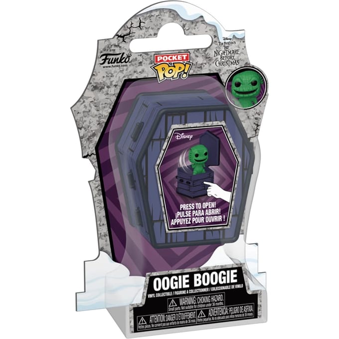 The Nightmare Before Christmas Coffin Pocket POP! Vinyl Figure Oogie Boogie 6 cm