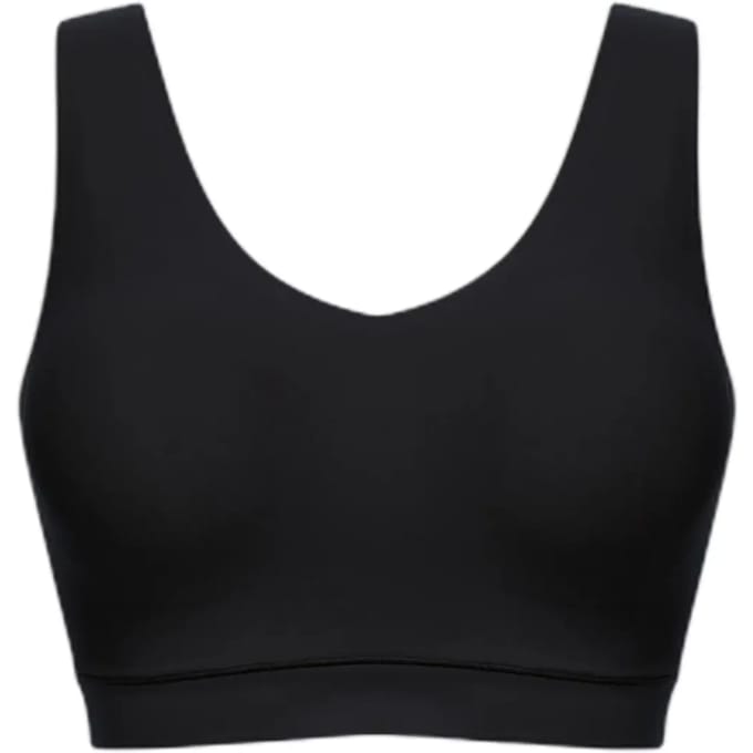 Chantelle - SoftStretch - V-Neck Voorgevormde Top - naadloos - onzichtbaar - ZWART