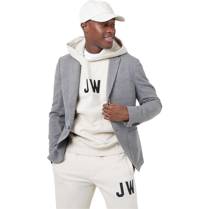 Jack Wills Heren Logo Jersey Blazer (Grijs)
