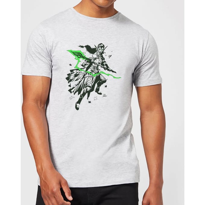 Magic The Gathering Nissa Character Art T-shirt - Grijs - M