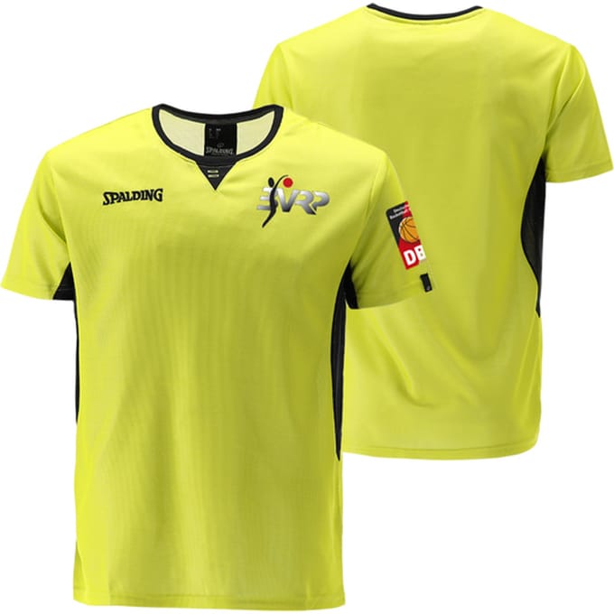 Spalding Offizielles Bvrp Referee T-shirt Geel