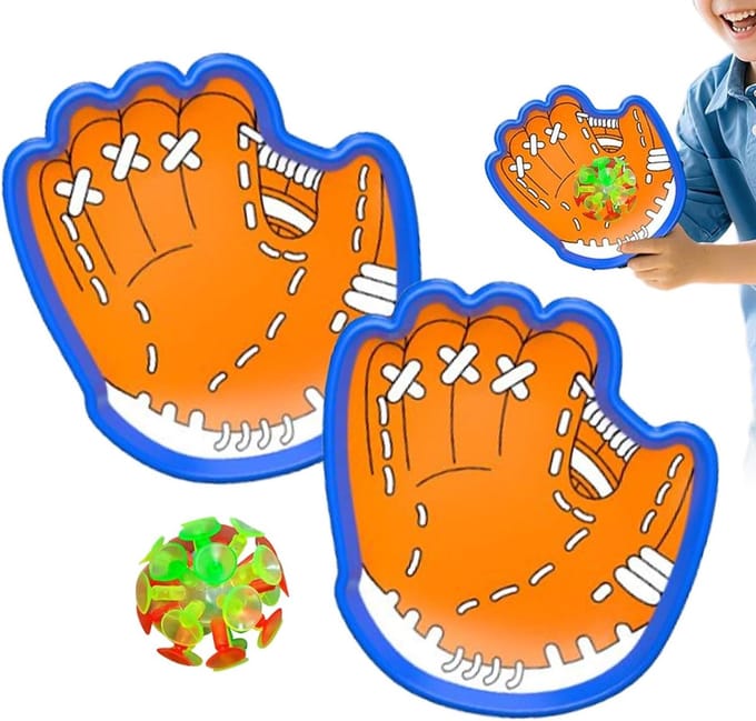 Werp en vangspel - Sport speelgoed - Gezins interactie - LED licht effect - 20 x 23 x 10 cm