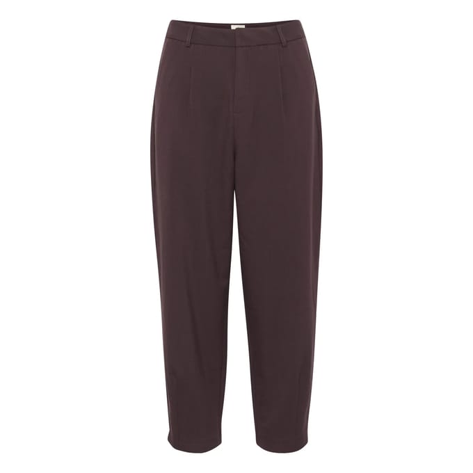 Vrouwelijke cropped chino broek KAFFE Merle
